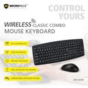 Micropack KM-203W Classic Wireless Combo