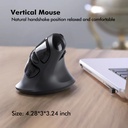 Micropack MP-V03W USB-C USB-A Dual Receiver Vertical Wireless Mouse